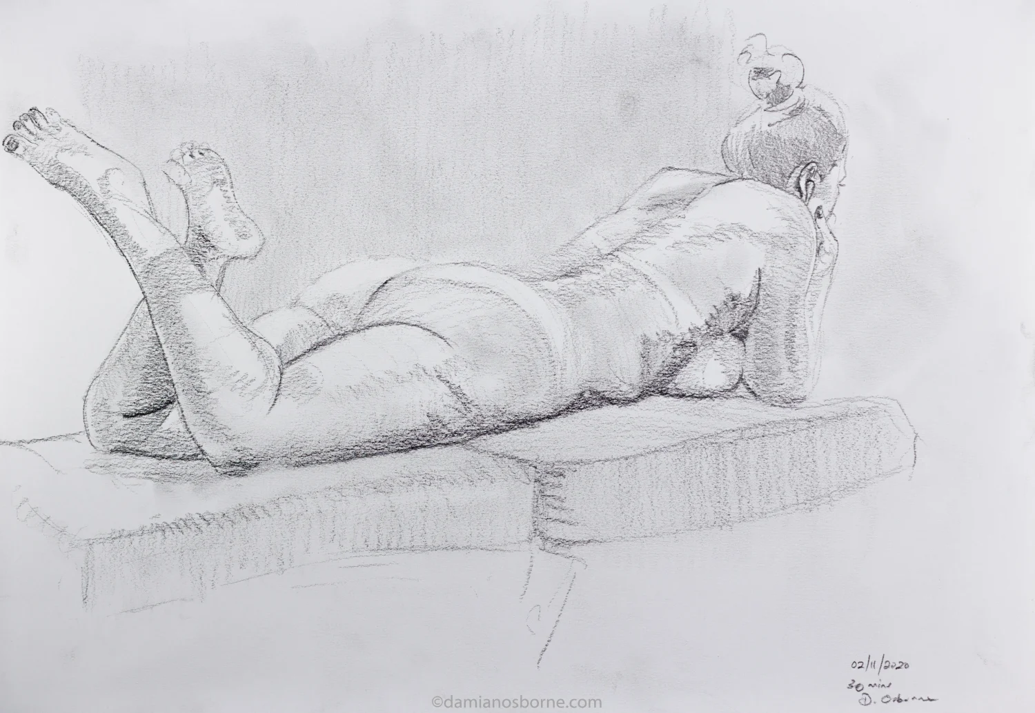 Figure Drawings by Damian Osborne, contemporary portfolio
