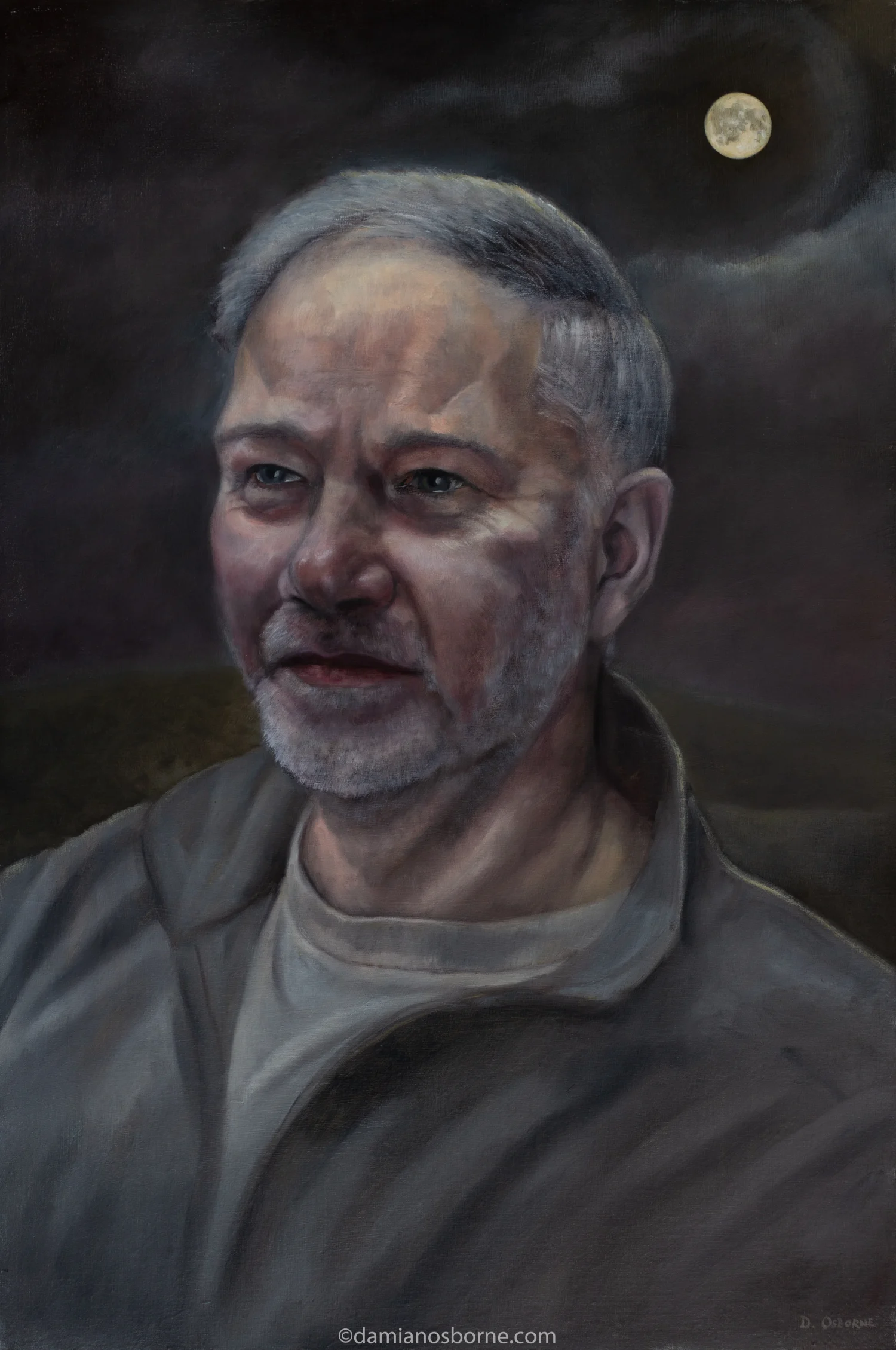The Thoughtful Man by Damian Osborne, contemporary artist portfolio